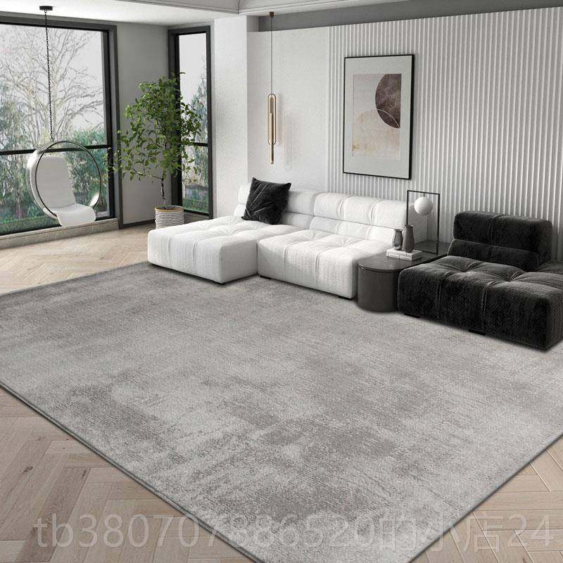 高档地毯现代简客约意极式简北欧书房卧室侘寂轻奢厅高级感沙发毯