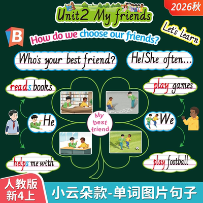 2026新人教英语公开课板书教具