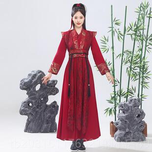 正品古典扇舞成表人习服女表演服装击鼓装练服装舞蹈服装古装骑士