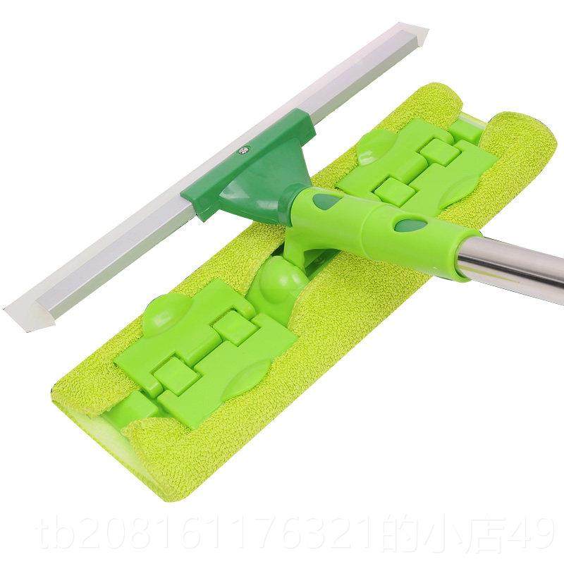 正品擦璃器 双面擦窗器伸缩璃杆玻璃清刮洁器硅胶地推水玻玻刮水