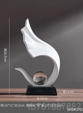 正品轻高档风生水起摆客厅酒柜高奢电视柜办公室玄关件家居级感装