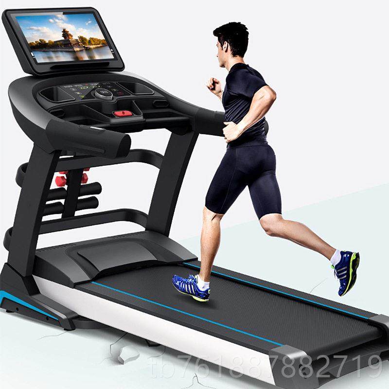 新款LEUY力依内电动跑步家用大屏幕智F能WII多室功能减震机折叠健