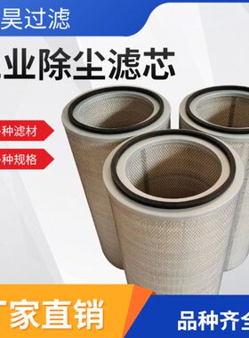 空气滤芯自洁式除尘滤芯工业除尘k3260k3266钢厂鼓风机粉尘过滤器