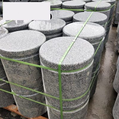 挡车石柱桩圆柱花岗岩石凳墩子防撞大理石阻车拦车挡路石头球路障