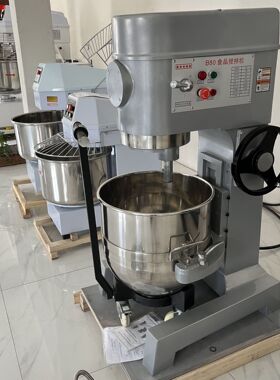 供应商用廚師機大型打蛋机 80升搅拌机搅馅和面机  cake mixer