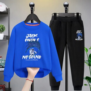 大童男装纯棉卫衣套装胖童装男童加肥加大9胖童12纯棉夏装潮15岁7