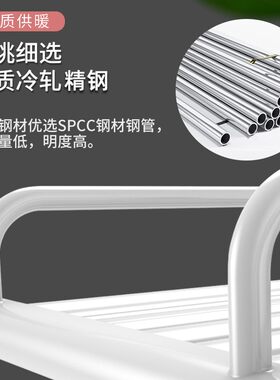 小背篓暖气片卫生间壁挂式碳钢水暖浴室厕所取暖器带置物架毛巾架