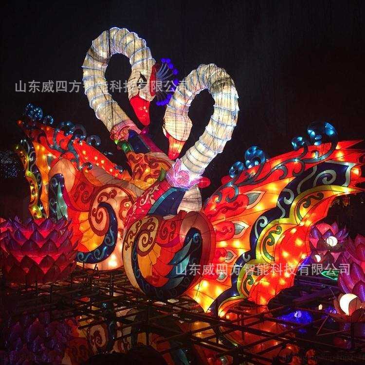 2021春节新款大型传统花灯会灯光节展览牛年led彩灯厂家直销