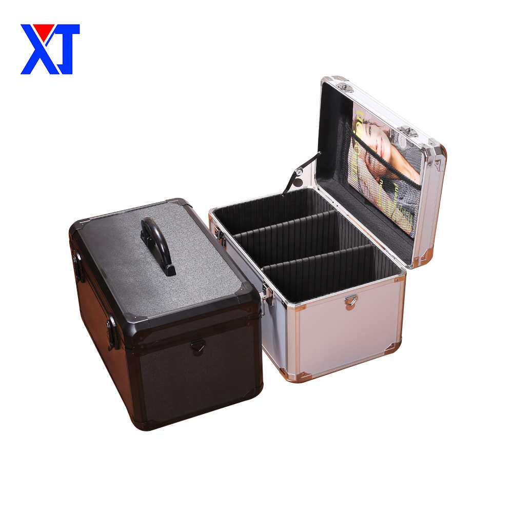 厂家直供江苏泰州手提白色五金仪器铁铝合金工具箱铝制仪器箱