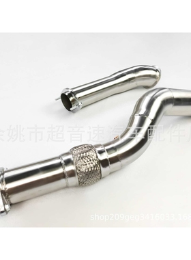 汽车排气系统改装适用G80M3G82M4S58海外仓代发不锈钢猫背排气管