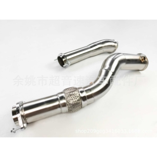 汽车排气系统改装 适用G80M3G82M4S58海外仓代发不锈钢猫背排气管