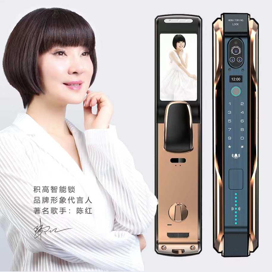 厂家 全自动3D人脸识别智能锁主动监控远程可视对讲开锁指纹锁
