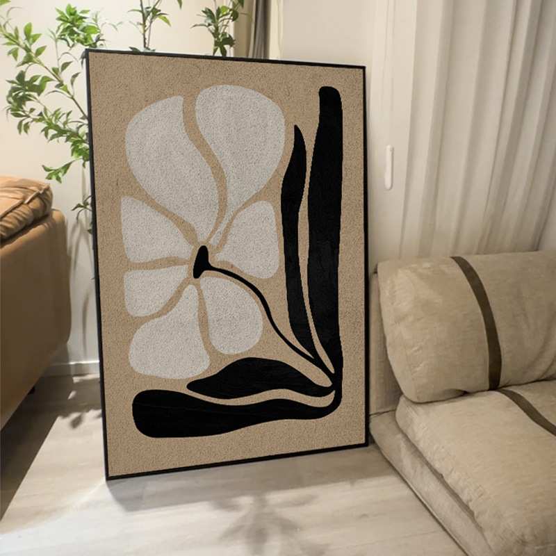 简意 侘寂风高级感客厅装饰画抽象沙发背景墙画美拉德风玄关壁画