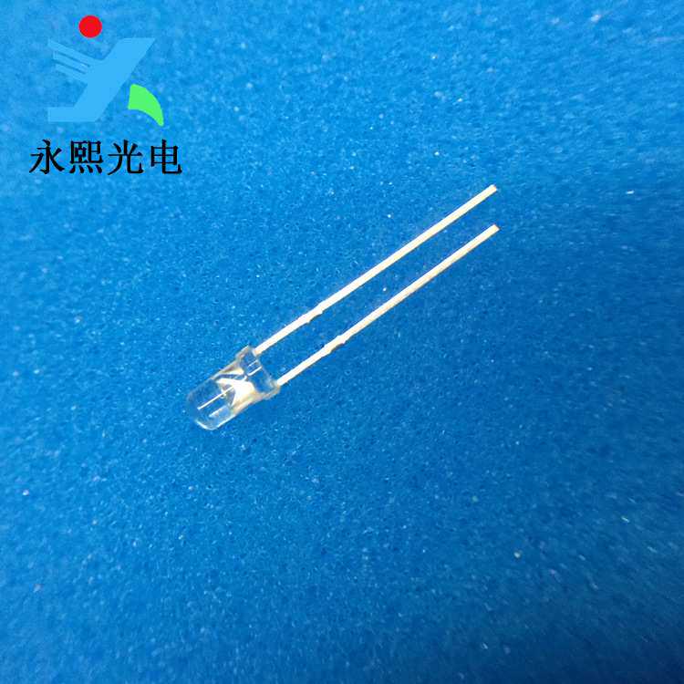 3MM短脚七彩RGB慢闪透明led灯珠 F3发光二极管rgb灯珠
