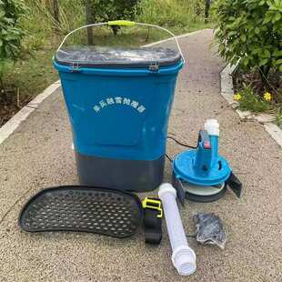 单兵融雪抛撒器全自动颗粒化冰盐撒布机单兵背负式融雪电动抛洒器