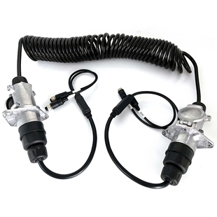 Trailer Parts 7Pin Coil suzi cable truck trailer connector