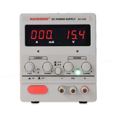 MAISHENG迈胜直流变压器稳压电源MT-152D/S维修电源15V2A可调线性