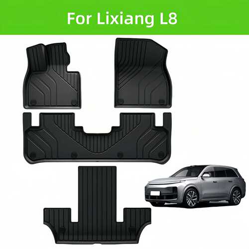 For 23-24 Lixiang L8 Injection Molding 3D TPE car floor mats