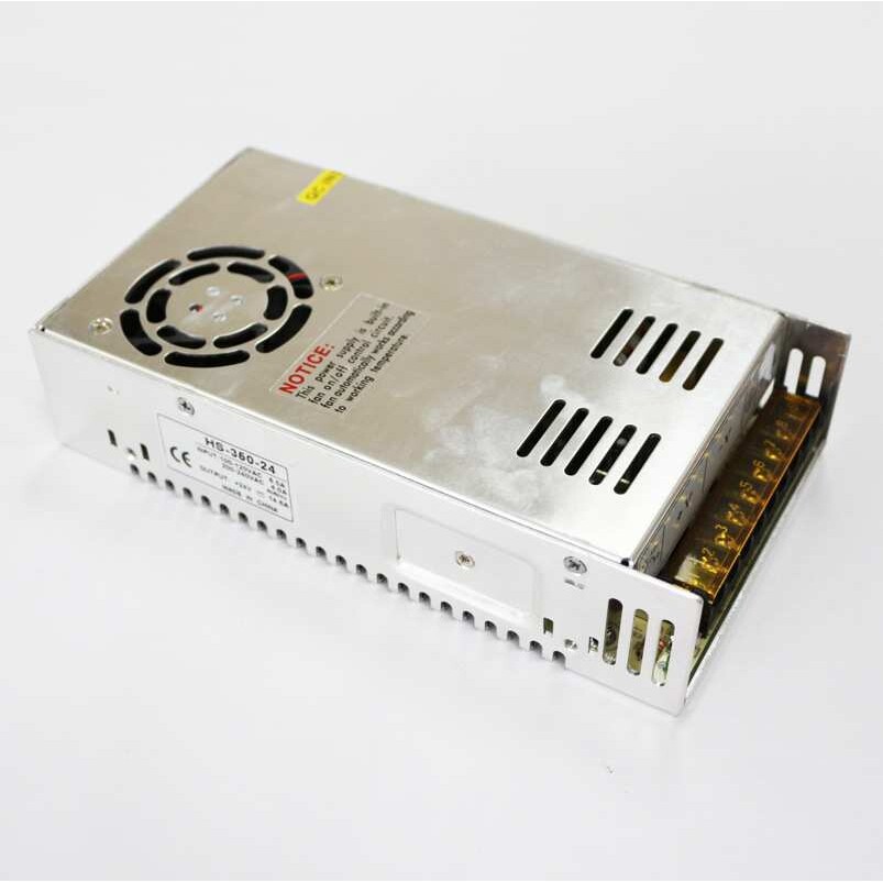 厂家直销350W24V14.6A铝壳开关电源LED灯走字屏广告牌铝合金电源