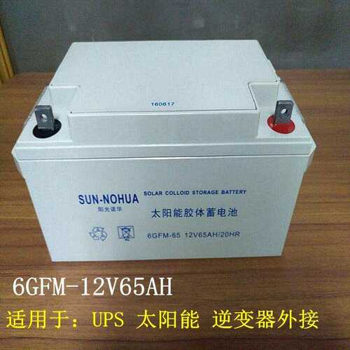 诺华6FM-65 12V65AH铅酸免维护蓄电池 12V电瓶 UPS 太阳能专用