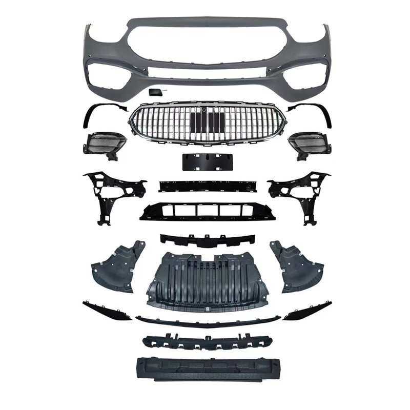 E63款包围保险杠适用于奔驰E级W213行政版立标E300改装AMG款2022