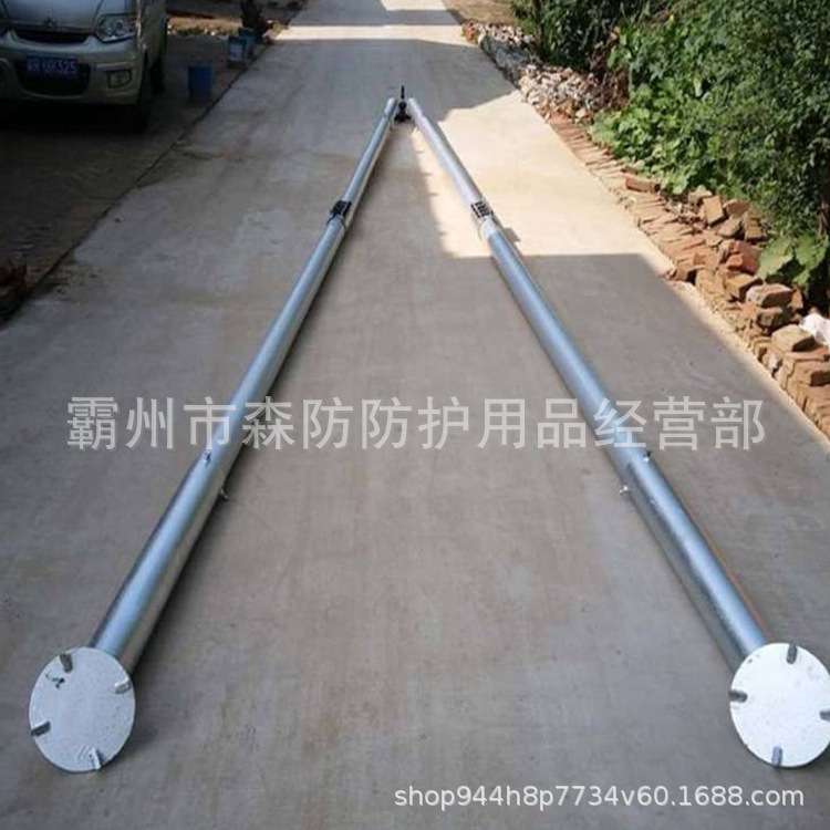 手摇绞磨立杆机带人力绞磨铝合金管式人字抱杆LBGR100J-6电力抱杆