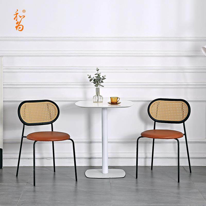 北欧复古藤编餐椅设计师中古风餐厅椅子家用餐凳民宿咖啡厅靠背椅,玩具/童车/益智/积木/模型,毛绒/玩偶/公仔/布艺类玩具,淘宝优惠券,粉丝福利购,淘宝优惠卷
