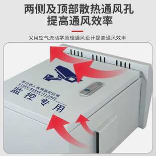 室外监控防水箱抱杆箱网络视频监控安防设备箱户外防雨抱箍配电箱