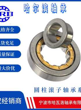 HRB NJ221EM 42221H 哈尔滨短圆柱滚子轴承 内径105mm外径190mm