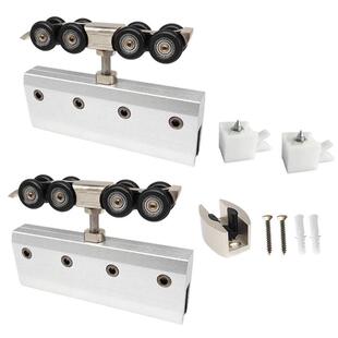 玻璃门吊轮静音滑轮推拉门吊轨吊滑木门移门吊轮 滑轮承重
