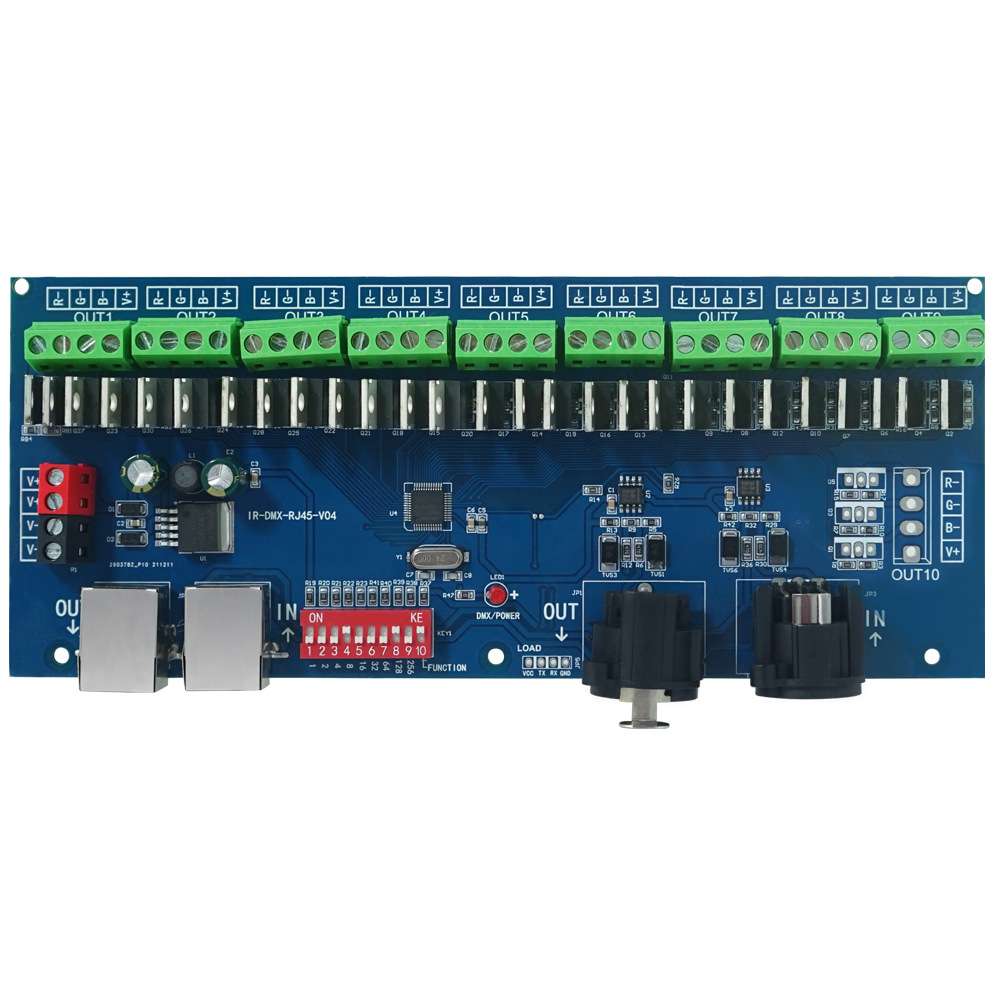 30通道30Channel DMX512解码器RGB驱动器工程款LED控制器酒吧迪厅