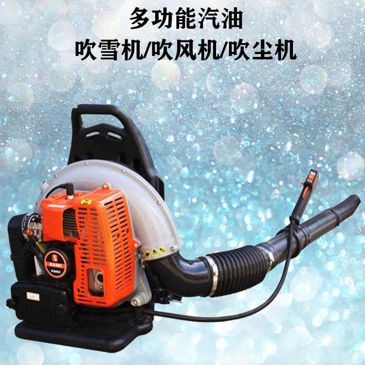 二冲程动力的省力吹雪机 园林大功率汽油道路吹风大棚吹落叶机