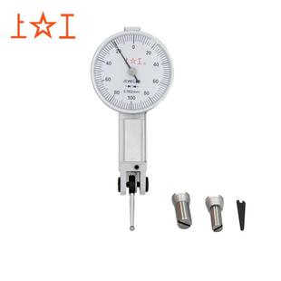 上工杠杆千分表小校表0-0.2MM小表盘30mm 指示表一套校表头测头
