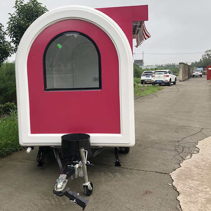 工厂 移动小吃房车 带雨棚推拉窗 拖挂式摆摊早餐车 价格实惠