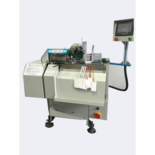 松紧线自动打结机 商标丝带穿绳打结机 自动吊牌穿绳打结机LY