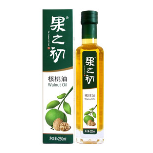 新疆和田果之初核桃油250ml新疆特产纯正食用油家用烘焙