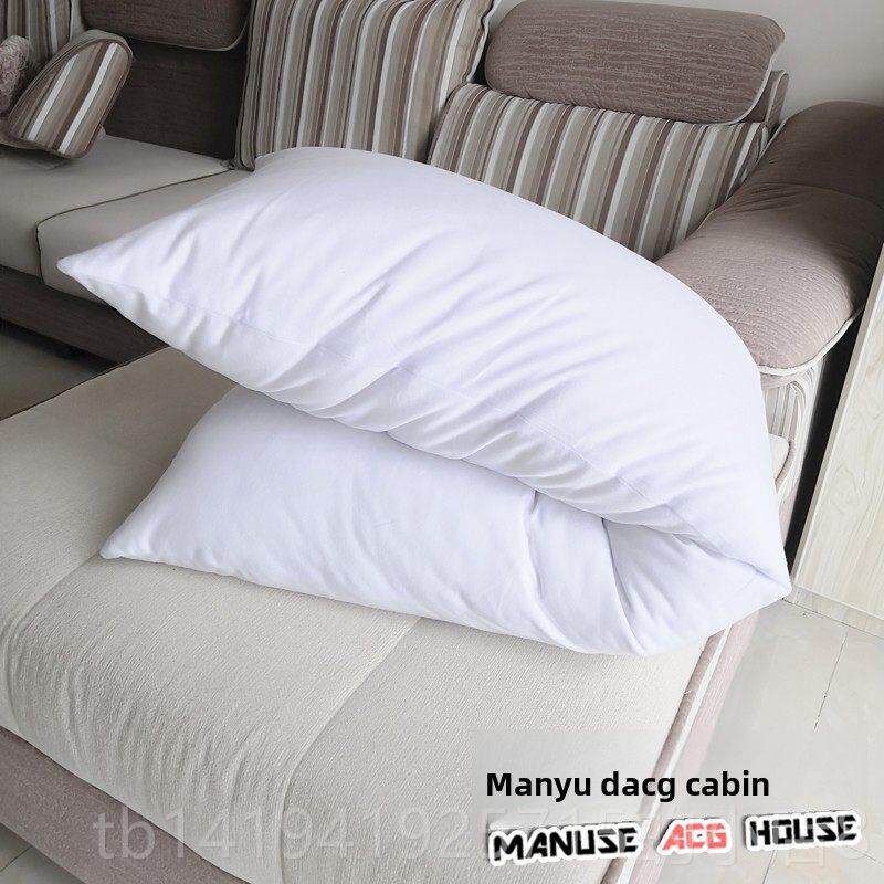 正品真人大小枕头芯501画50X160羽X绒P棉60X180动长枕头，高p弹性