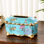 正品 田覆古巾盒家居客厅饰创意卫生纸纸盒餐巾纸盒桌面摆件 园欧式