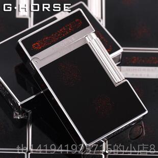 正品法国ghose正品朗清声打火男防风纯黄铜充气r脆侧滑创意个性礼