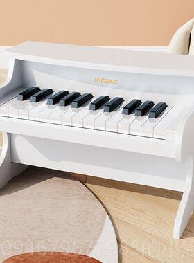 正品RIC幼ZAC木德质小钢琴儿童电子琴初学男女孩宝宝婴儿儿玩具国
