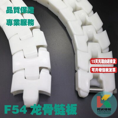 1300龙骨链板链条塑料转弯链板F54乳品输送链轮输送机链条齿型链