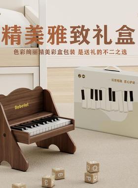 babeat木质儿童钢琴儿电子琴玩f具宝宝幼男儿女孩入门周婴82622岁