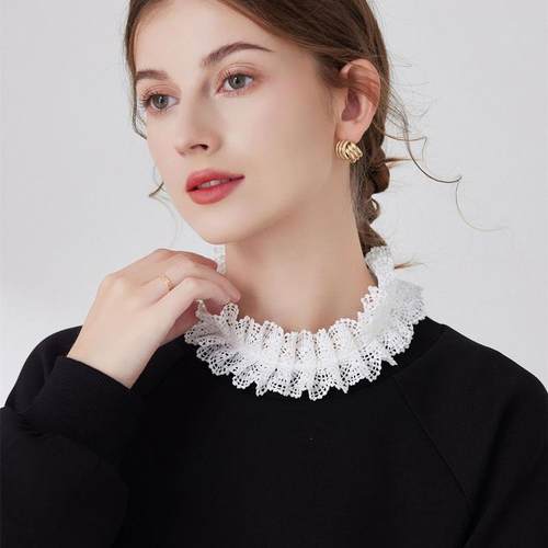 秋YQT打底假领子女百衬衫搭假领冬内衬衣衣领花边装饰搭领配饰假