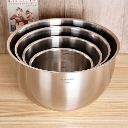 SRC出口德国316不锈钢加厚1沙拉碗家料理揉用盆打蛋盆面洗菜盆6-2