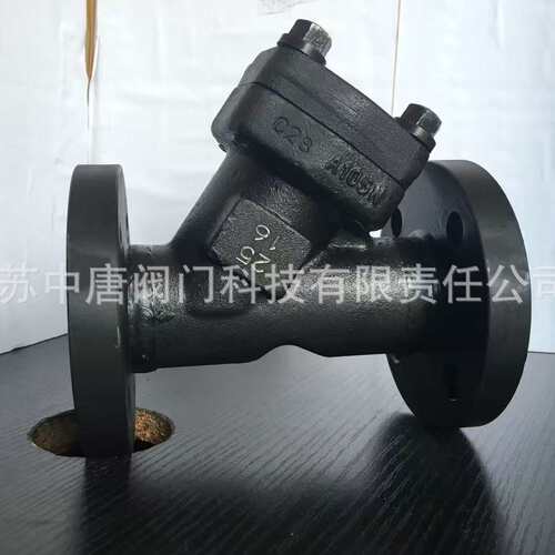 GL41H-16C/25C/40C/63C锻造F105法兰过滤器 锻不锈钢Y型过滤器