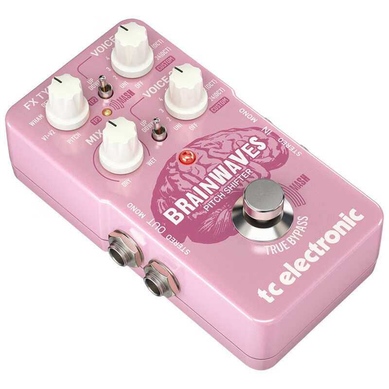 TC electronic Brainwaves PITCH SHIFTER复调移调吉他单块效果器