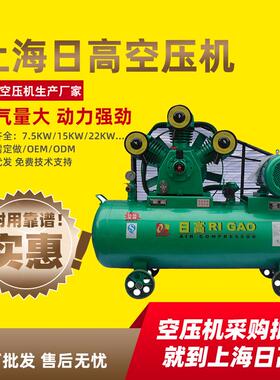 上海日高5.5KW 4KW3KW可异电压415V/440V/220V船用甲板空压机