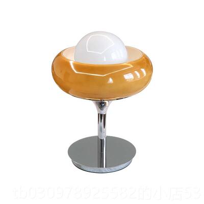 高档希山璃 中蛋台挞灯网红玻法式风复古丹麦包豪古斯卧室装饰床