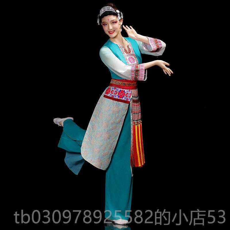 高档新款荷花奖同花瑶款女苗族服装女盛装云南族表瑶演彝族演舞出