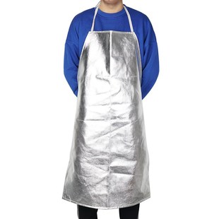 1000度防火隔热服铝箔防高温围裙锡箔耐高温反穿衣铝厂冶炼防护服